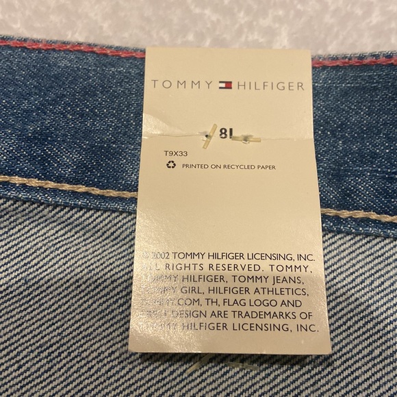 NWT Tommy Hilfiger Size 8L Boyfriend Low Rise Easy Fit Blue Jeans - Picture 3 of 13